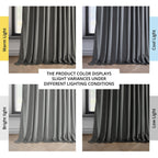 Rideau occultant extra large en velours moelleux Heritage de Exclusive Fabrics (1 panneau)