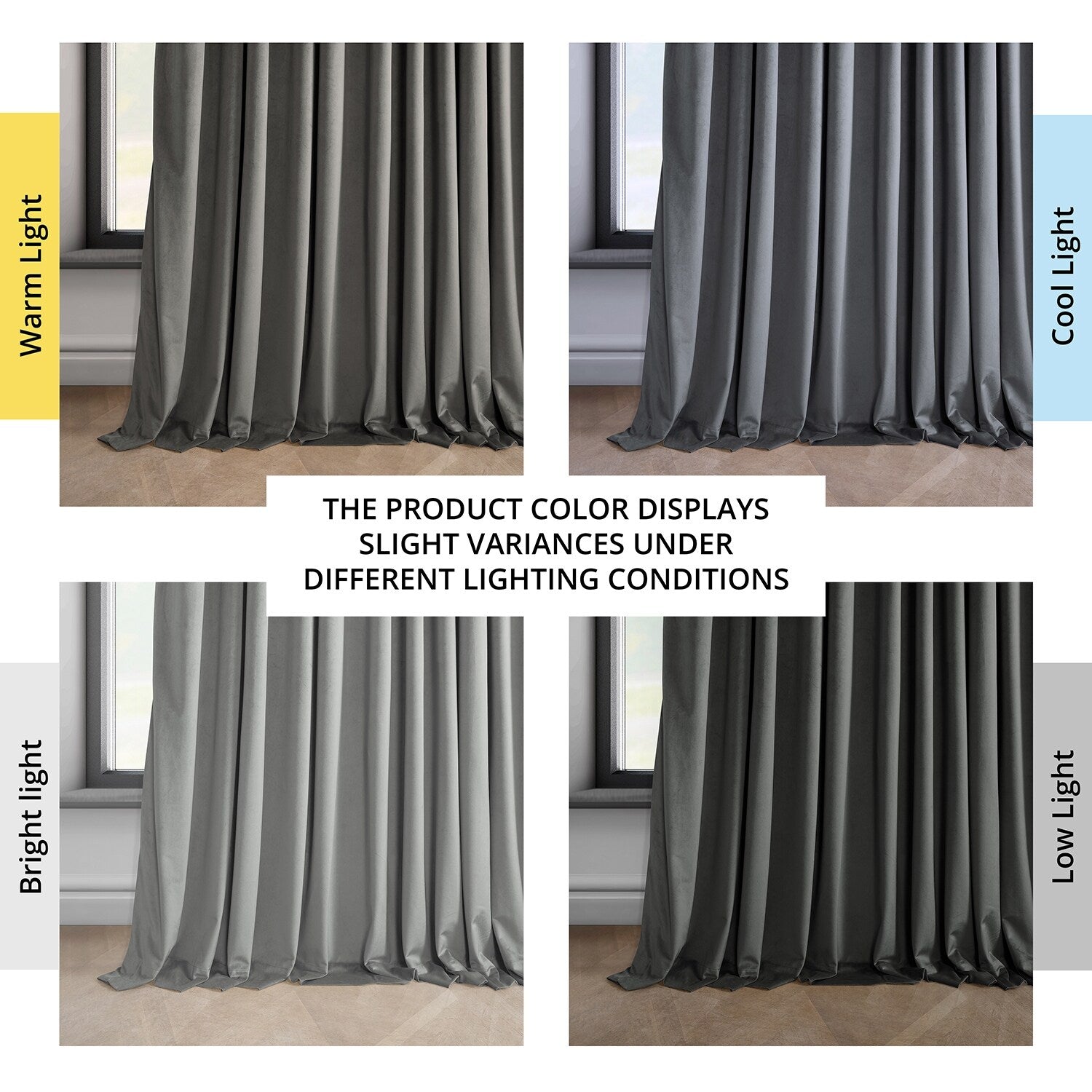 Rideau occultant extra large en velours moelleux Heritage de Exclusive Fabrics (1 panneau)