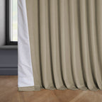 Rideau occultant extra large en velours moelleux Heritage de Exclusive Fabrics (1 panneau)