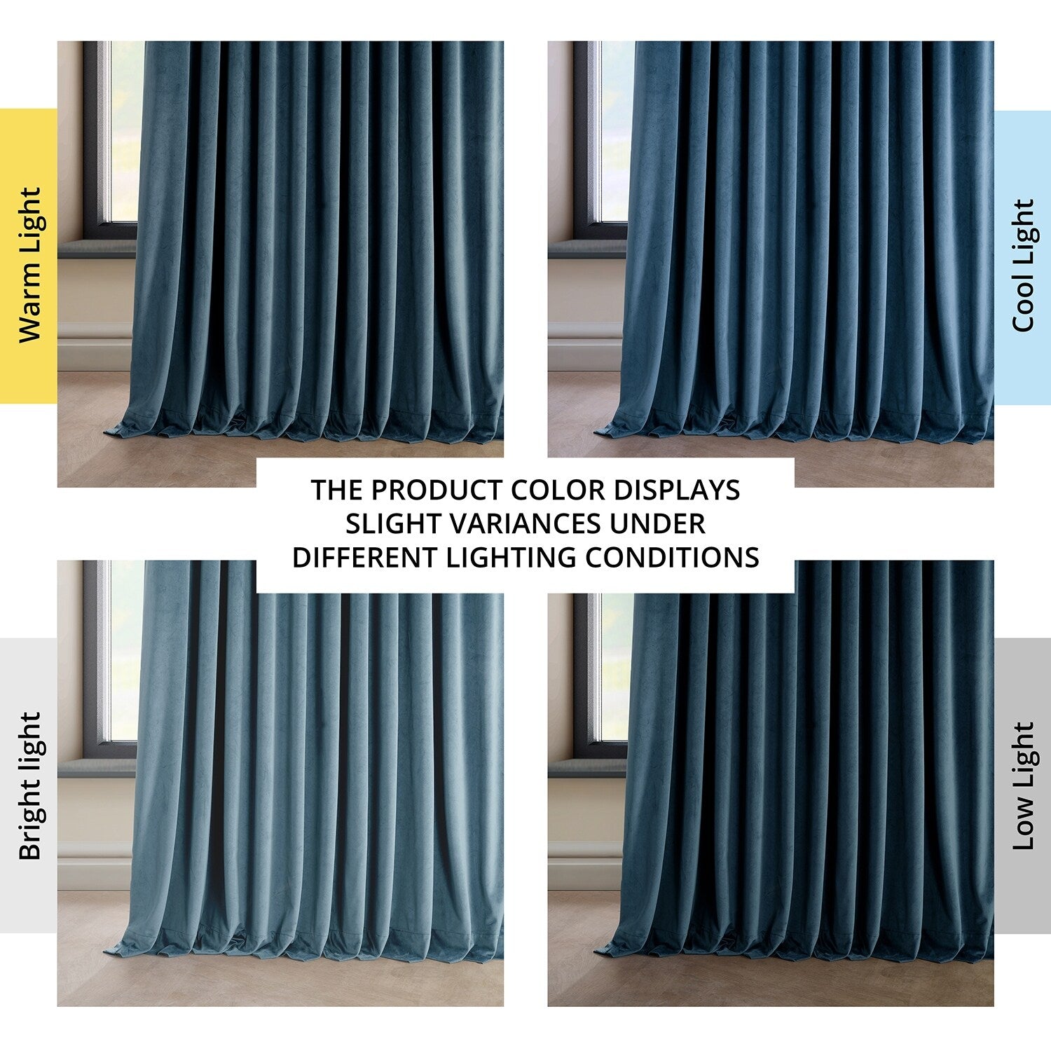 Rideau occultant extra large en velours moelleux Heritage de Exclusive Fabrics (1 panneau)