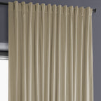 Rideau occultant extra large en velours moelleux Heritage de Exclusive Fabrics (1 panneau)