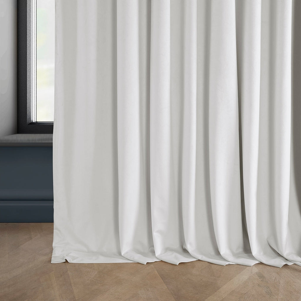 Rideau occultant extra large en velours moelleux Heritage de Exclusive Fabrics (1 panneau)