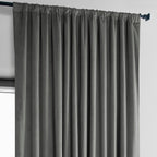 Rideau occultant extra large en velours moelleux Heritage de Exclusive Fabrics (1 panneau)