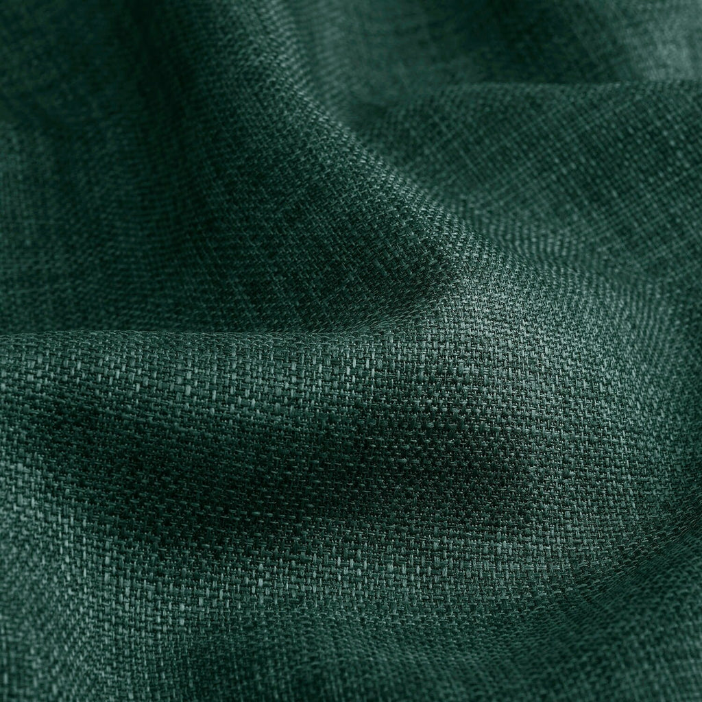 Rideaux occultants en faux lin italien Exclusive Fabrics pour chambre et salon - Rideaux de fenêtre à panneau unique