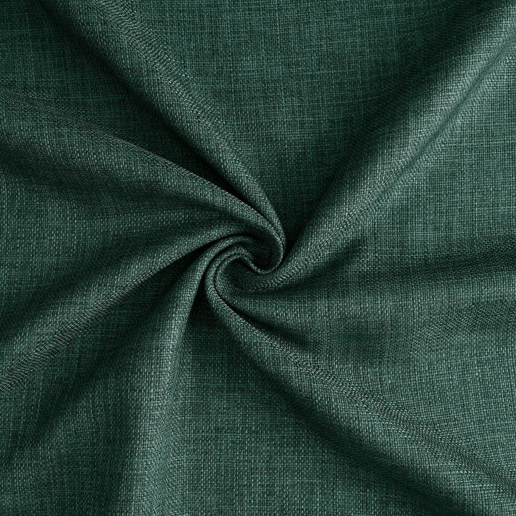 Rideaux occultants en faux lin italien Exclusive Fabrics pour chambre et salon - Rideaux de fenêtre à panneau unique