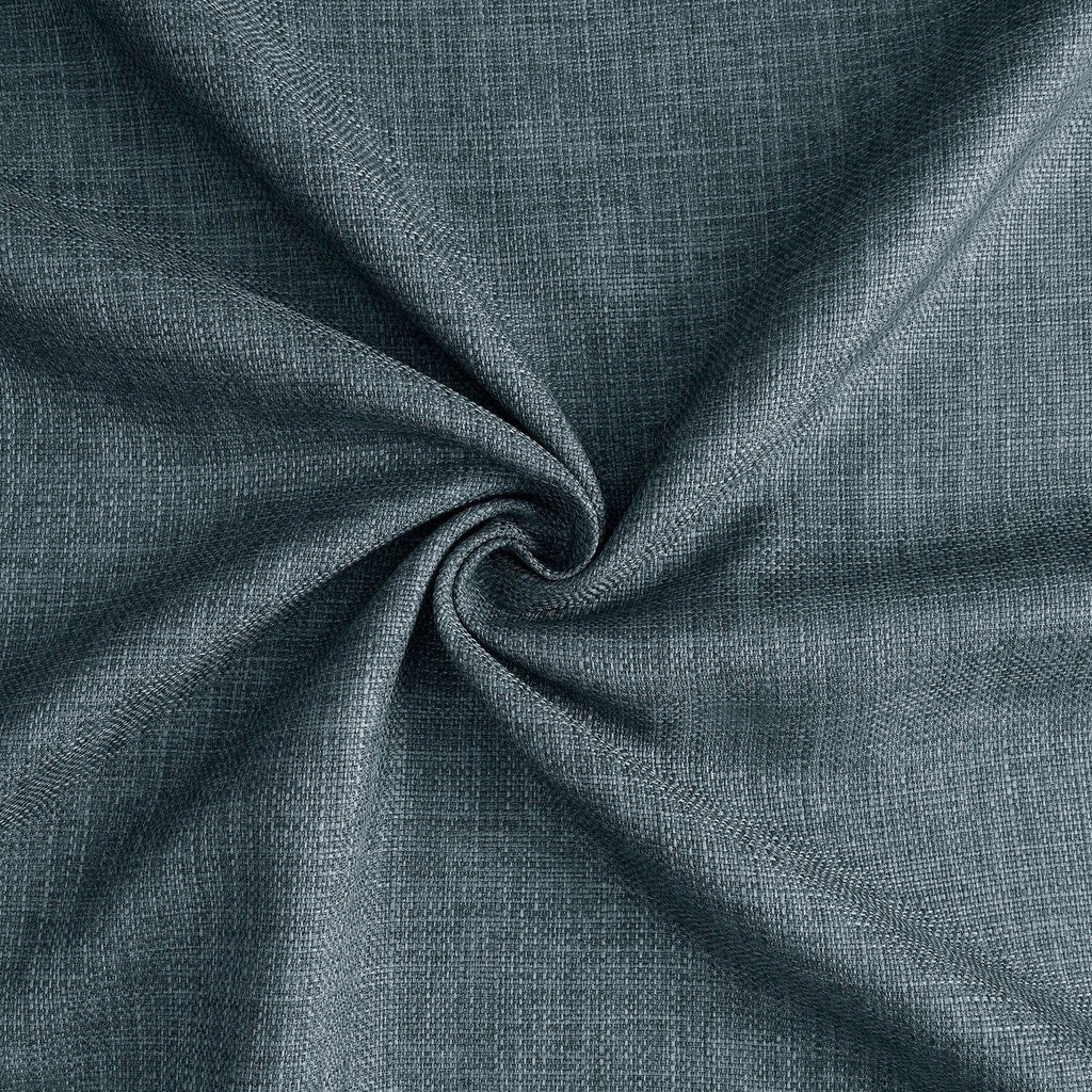 Rideaux occultants en faux lin italien Exclusive Fabrics pour chambre et salon - Rideaux de fenêtre à panneau unique
