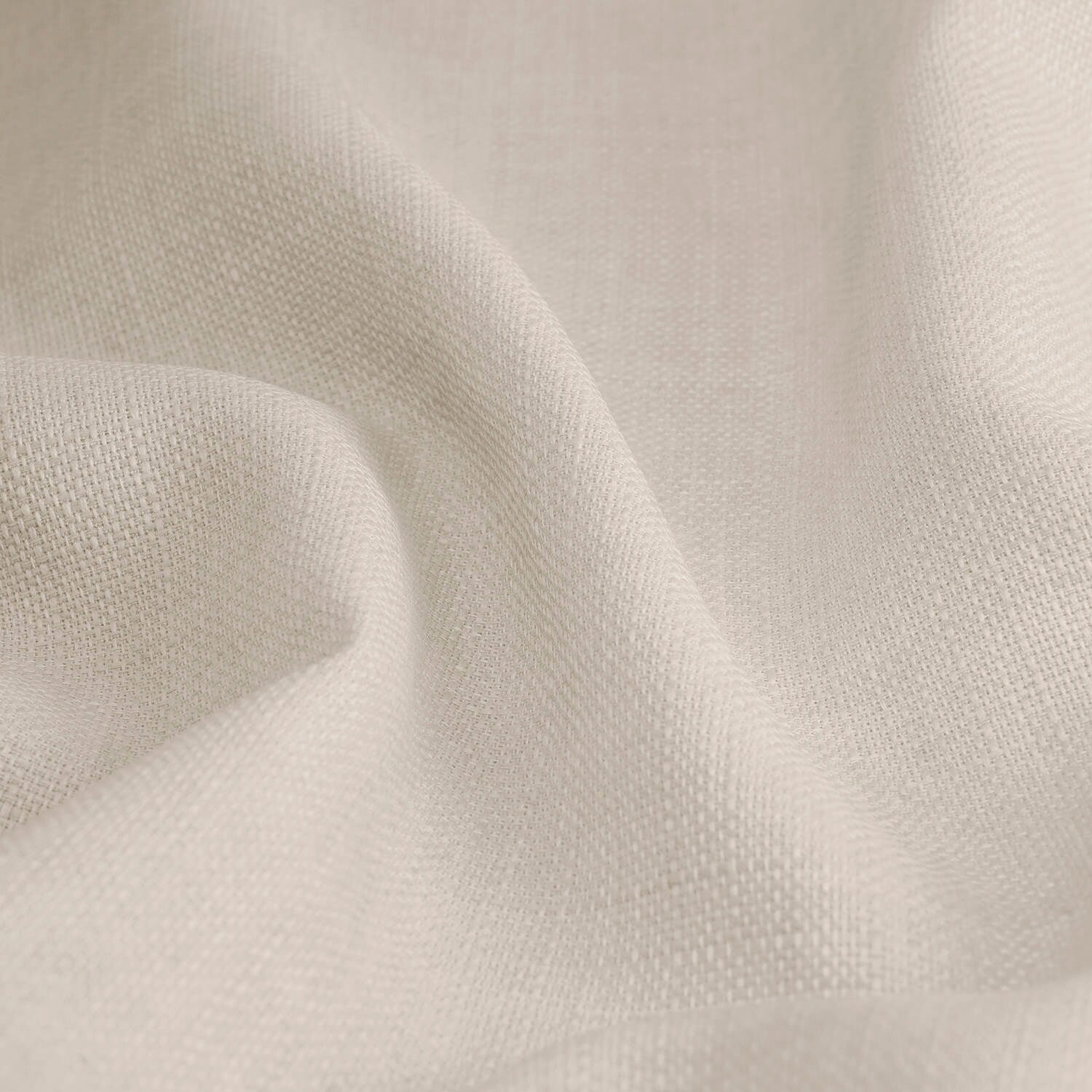 Rideaux occultants en faux lin italien Exclusive Fabrics pour chambre et salon - Rideaux de fenêtre à panneau unique