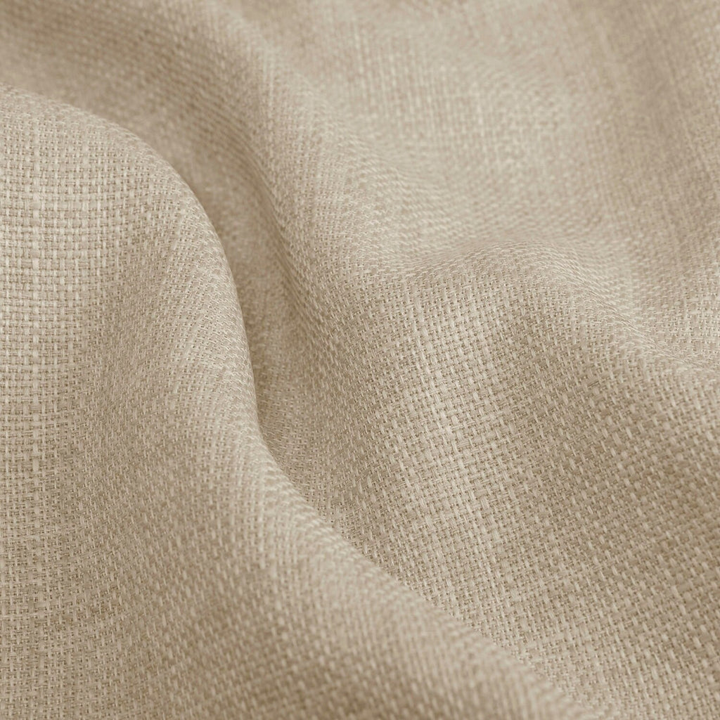 Rideaux occultants en faux lin italien Exclusive Fabrics pour chambre et salon - Rideaux de fenêtre à panneau unique