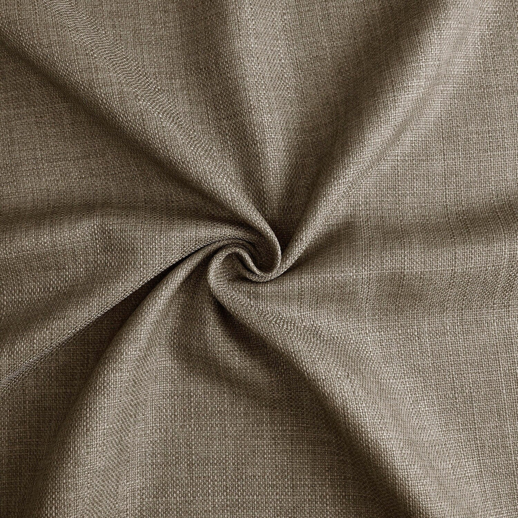 Rideaux occultants en faux lin italien Exclusive Fabrics pour chambre et salon - Rideaux de fenêtre à panneau unique