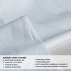 Rideaux occultants en lin extra larges et performants (1 panneau) de Exclusive Fabrics, rideaux de fenêtre à isolation thermique