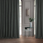 Rideaux occultants en lin extra larges et performants (1 panneau) de Exclusive Fabrics, rideaux de fenêtre à isolation thermique