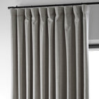 Rideaux occultants en lin extra larges et performants (1 panneau) de Exclusive Fabrics, rideaux de fenêtre à isolation thermique