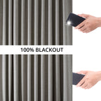 Rideaux occultants en lin extra larges et performants (1 panneau) de Exclusive Fabrics, rideaux de fenêtre à isolation thermique