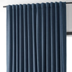 Rideaux occultants en lin extra larges et performants (1 panneau) de Exclusive Fabrics, rideaux de fenêtre à isolation thermique
