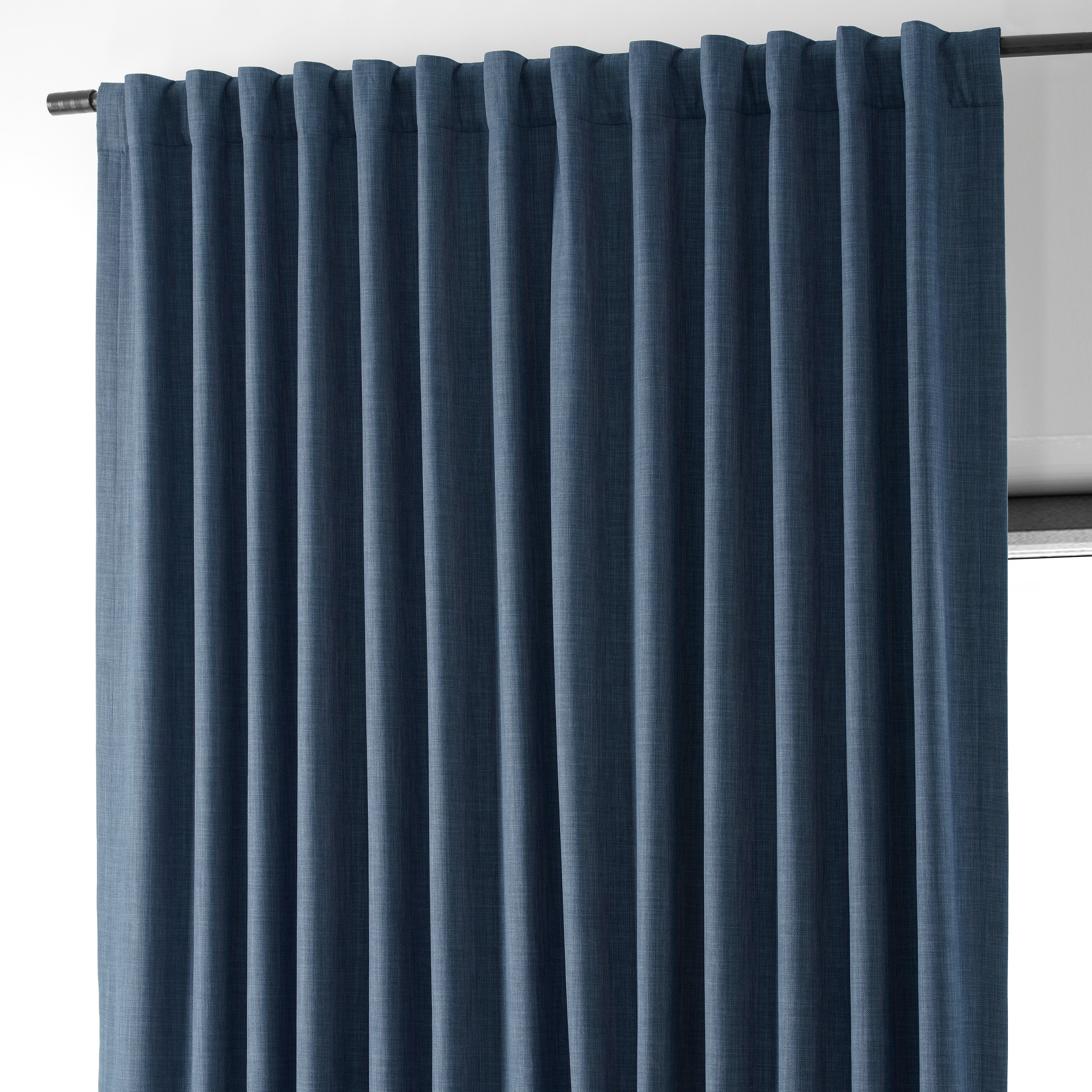 Rideaux occultants en lin extra larges et performants (1 panneau) de Exclusive Fabrics, rideaux de fenêtre à isolation thermique