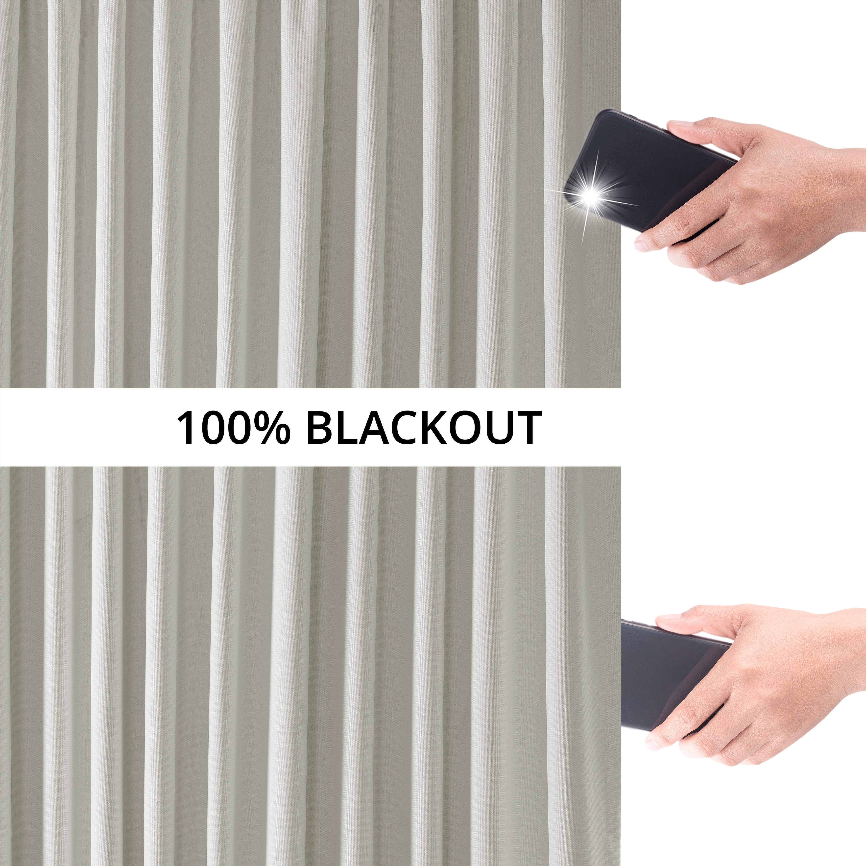 Rideaux occultants en lin extra larges et performants (1 panneau) de Exclusive Fabrics, rideaux de fenêtre à isolation thermique