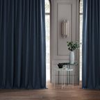Rideaux occultants en lin extra larges et performants (1 panneau) de Exclusive Fabrics, rideaux de fenêtre à isolation thermique