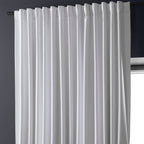 Rideaux occultants en lin extra larges et performants (1 panneau) de Exclusive Fabrics, rideaux de fenêtre à isolation thermique