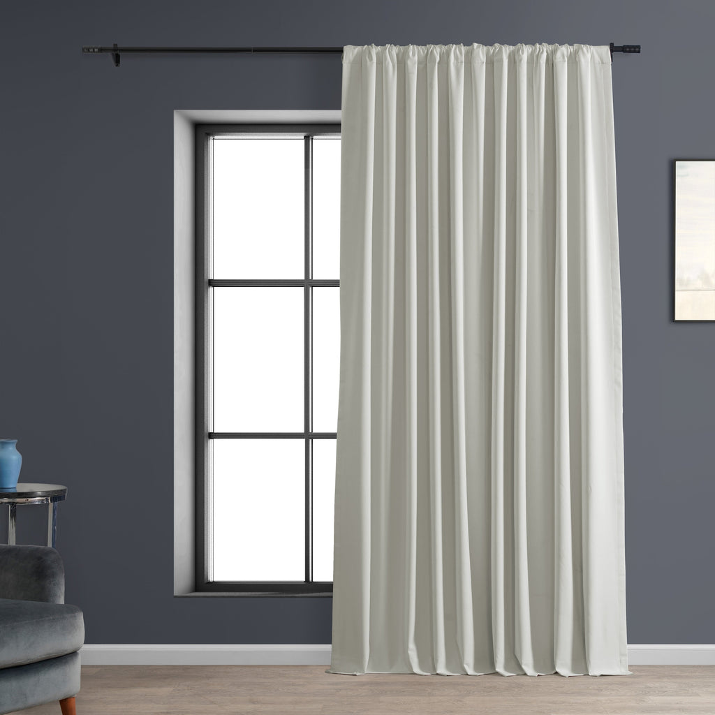 Rideaux occultants en lin extra larges et performants (1 panneau) de Exclusive Fabrics, rideaux de fenêtre à isolation thermique