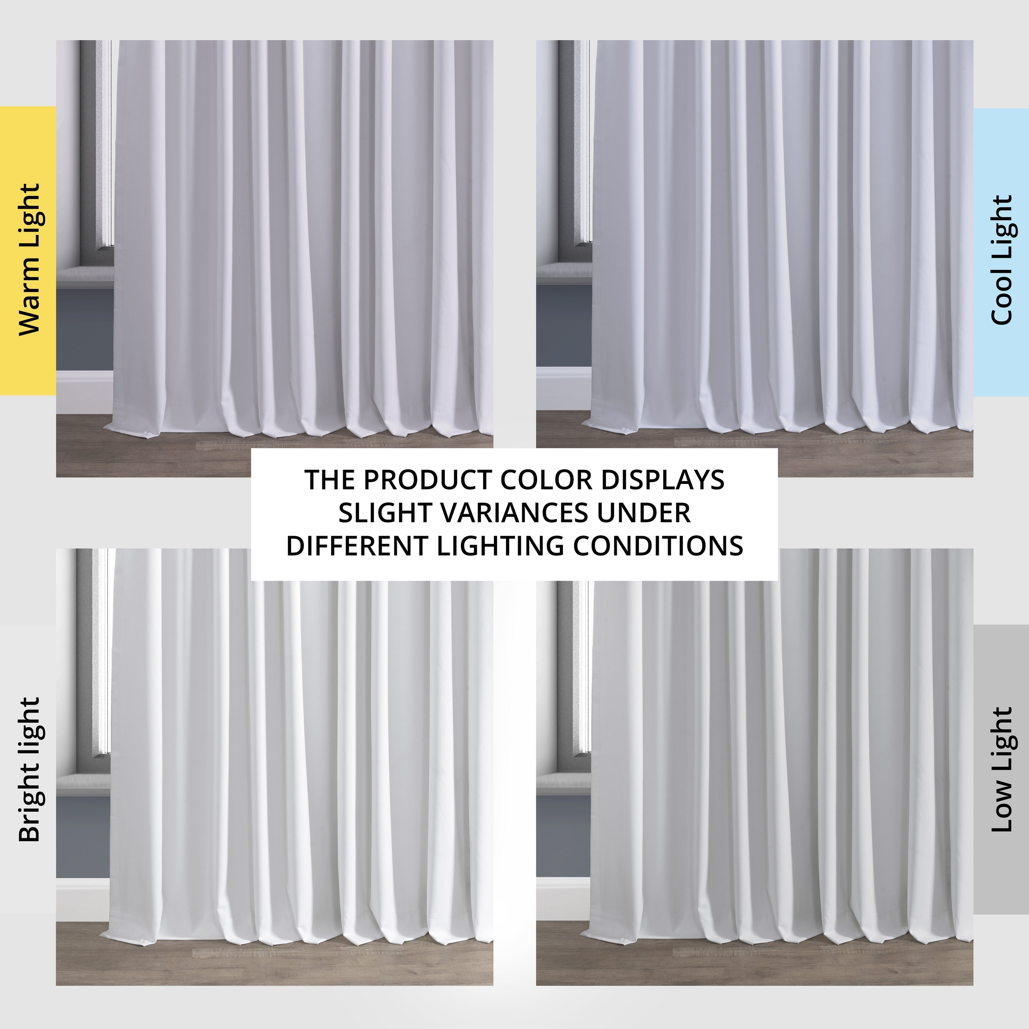 Rideaux occultants en lin extra larges et performants (1 panneau) de Exclusive Fabrics, rideaux de fenêtre à isolation thermique