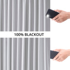 Rideaux occultants en lin extra larges et performants (1 panneau) de Exclusive Fabrics, rideaux de fenêtre à isolation thermique