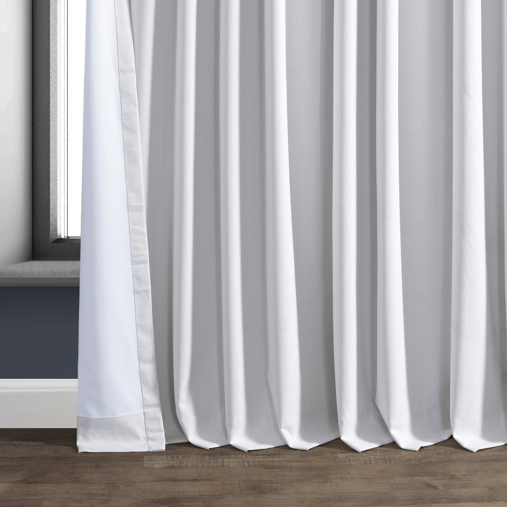 Rideaux occultants en lin extra larges et performants (1 panneau) de Exclusive Fabrics, rideaux de fenêtre à isolation thermique