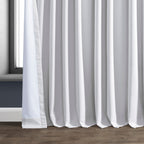 Rideaux occultants en lin extra larges et performants (1 panneau) de Exclusive Fabrics, rideaux de fenêtre à isolation thermique