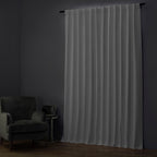 Rideaux occultants en lin extra larges et performants (1 panneau) de Exclusive Fabrics, rideaux de fenêtre à isolation thermique