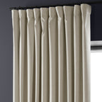 Rideaux occultants en lin extra larges et performants (1 panneau) de Exclusive Fabrics, rideaux de fenêtre à isolation thermique