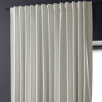 Rideaux occultants en lin extra larges et performants (1 panneau) de Exclusive Fabrics, rideaux de fenêtre à isolation thermique