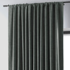 Rideaux occultants en lin extra larges et performants (1 panneau) de Exclusive Fabrics, rideaux de fenêtre à isolation thermique