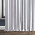 Rideaux occultants en lin extra larges et performants (1 panneau) de Exclusive Fabrics, rideaux de fenêtre à isolation thermique