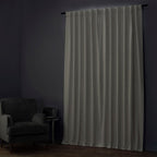 Rideaux occultants de luxe en lin haute performance Exclusive Fabrics (1 panneau) - Isolation thermique, draperie occultante élégante