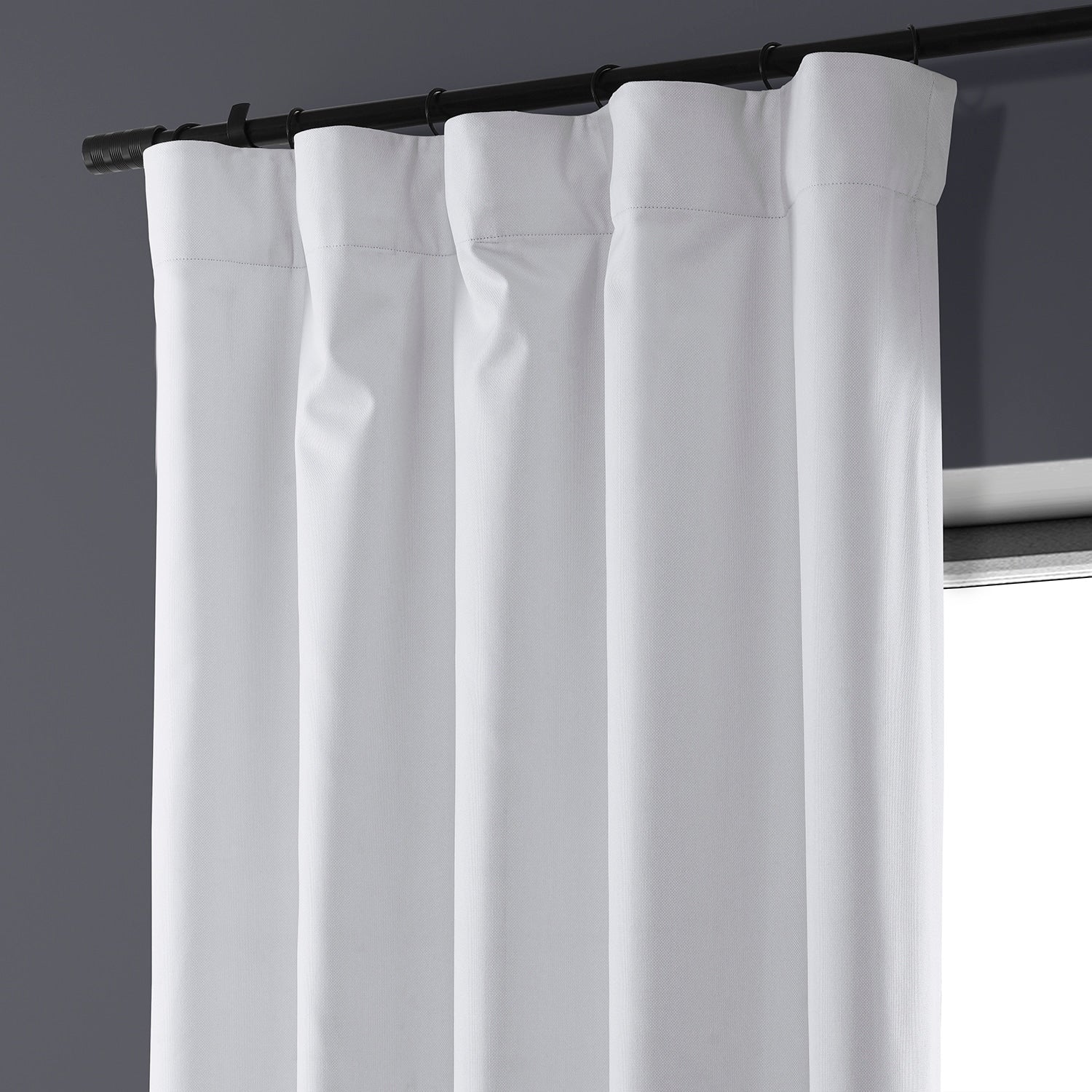Rideaux occultants de luxe en lin haute performance Exclusive Fabrics (1 panneau) - Isolation thermique, draperie occultante élégante