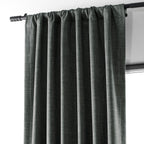 Rideaux occultants de luxe en lin haute performance Exclusive Fabrics (1 panneau) - Isolation thermique, draperie occultante élégante