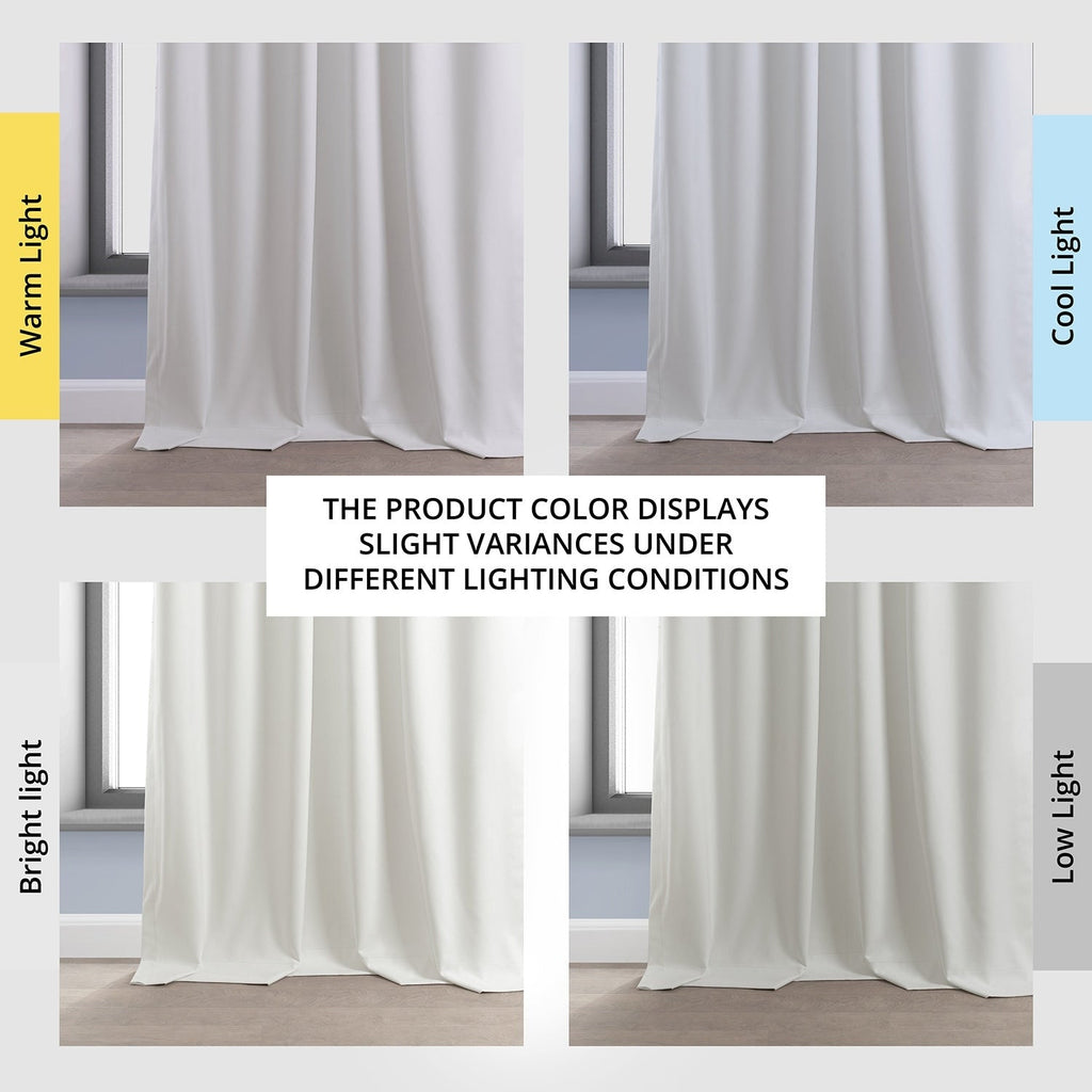 Rideaux occultants de luxe en lin haute performance Exclusive Fabrics (1 panneau) - Isolation thermique, draperie occultante élégante