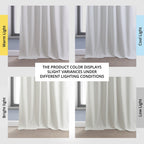Rideaux occultants de luxe en lin haute performance Exclusive Fabrics (1 panneau) - Isolation thermique, draperie occultante élégante