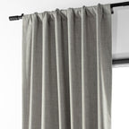 Rideaux occultants de luxe en lin haute performance Exclusive Fabrics (1 panneau) - Isolation thermique, draperie occultante élégante