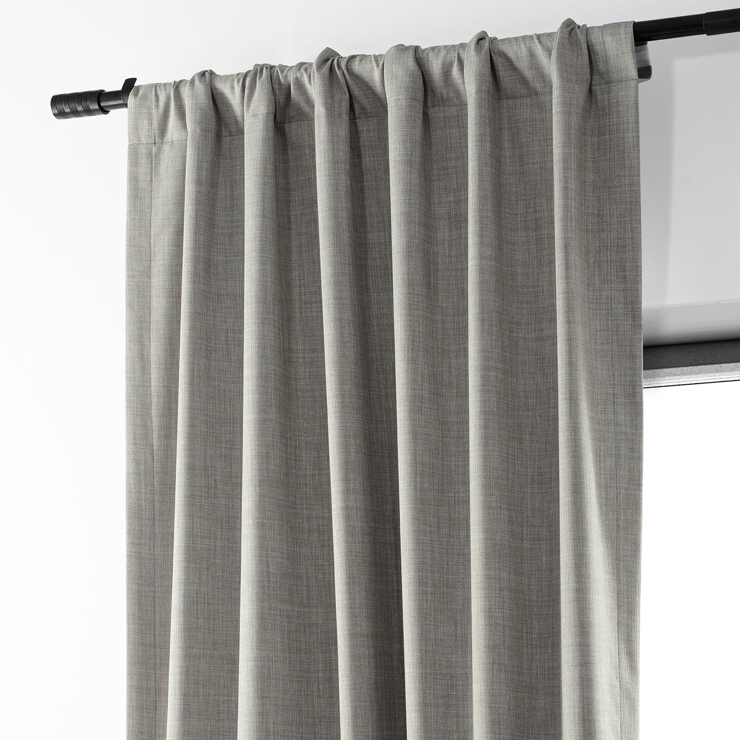 Rideaux occultants de luxe en lin haute performance Exclusive Fabrics (1 panneau) - Isolation thermique, draperie occultante élégante