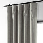 Rideaux occultants de luxe en lin haute performance Exclusive Fabrics (1 panneau) - Isolation thermique, draperie occultante élégante