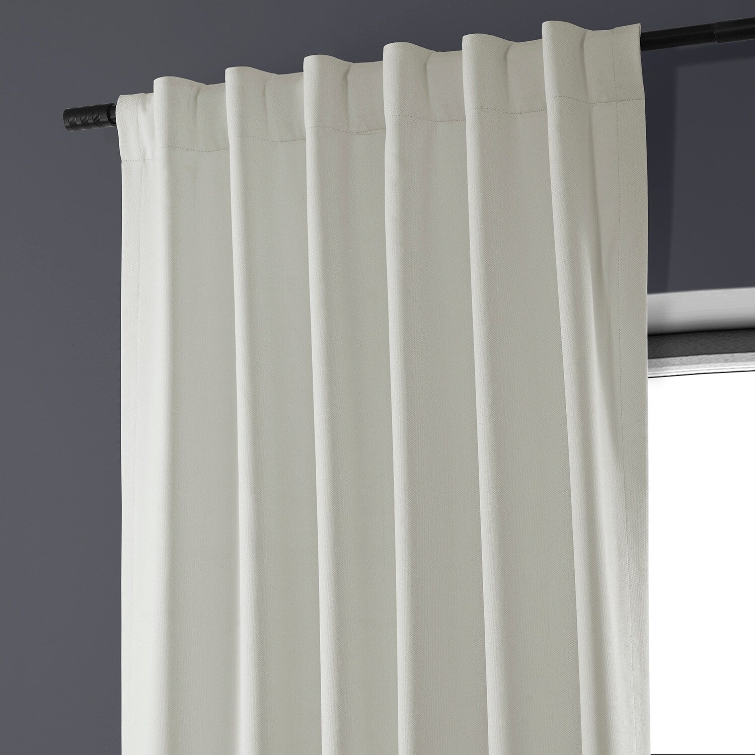 Rideaux occultants de luxe en lin haute performance Exclusive Fabrics (1 panneau) - Isolation thermique, draperie occultante élégante