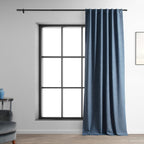 Rideaux occultants de luxe en lin haute performance Exclusive Fabrics (1 panneau) - Isolation thermique, draperie occultante élégante
