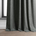 Rideaux occultants de luxe en lin haute performance Exclusive Fabrics (1 panneau) - Isolation thermique, draperie occultante élégante