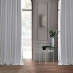 Rideaux occultants de luxe en lin haute performance Exclusive Fabrics (1 panneau) - Isolation thermique, draperie occultante élégante