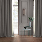 Rideaux occultants de luxe en lin haute performance Exclusive Fabrics (1 panneau) - Isolation thermique, draperie occultante élégante