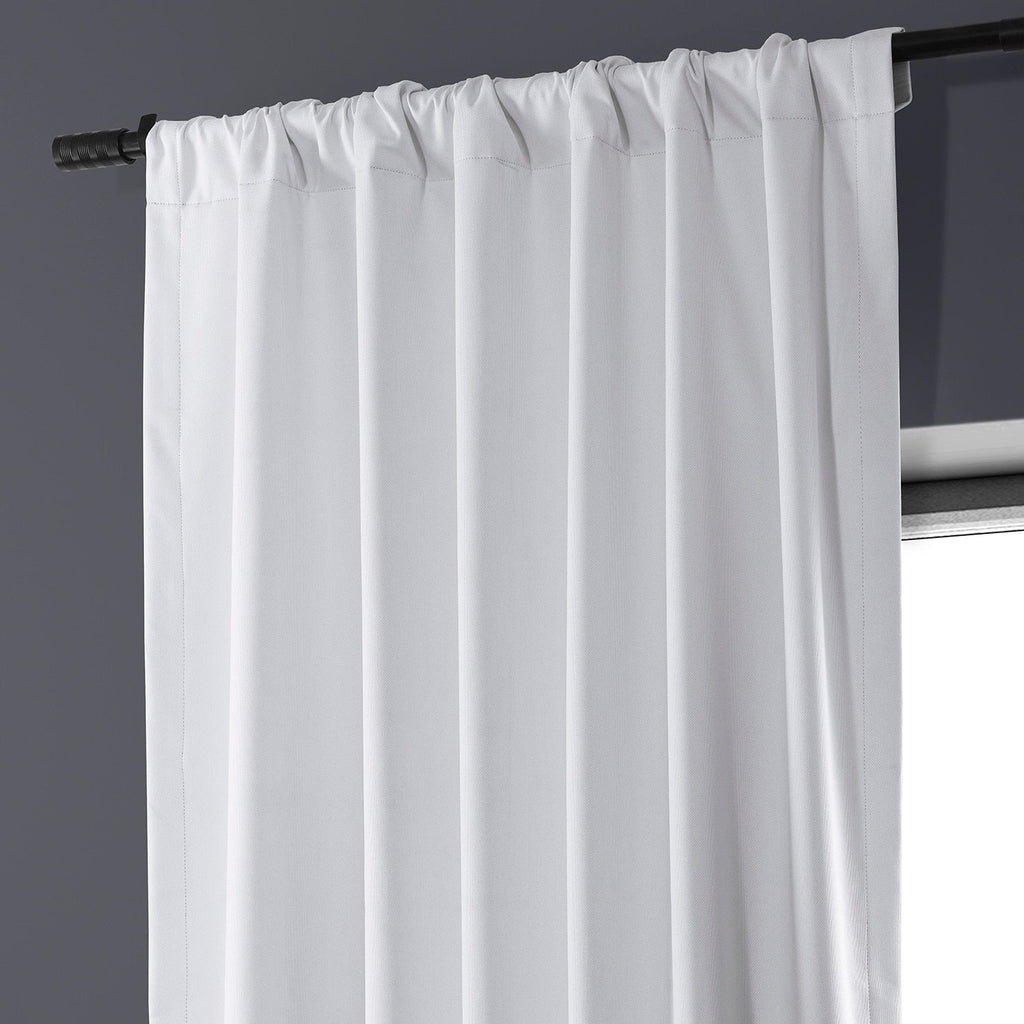 Rideaux occultants de luxe en lin haute performance Exclusive Fabrics (1 panneau) - Isolation thermique, draperie occultante élégante