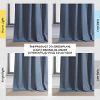 Rideaux occultants de luxe en lin haute performance Exclusive Fabrics (1 panneau) - Isolation thermique, draperie occultante élégante