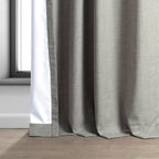 Rideaux occultants de luxe en lin haute performance Exclusive Fabrics (1 panneau) - Isolation thermique, draperie occultante élégante