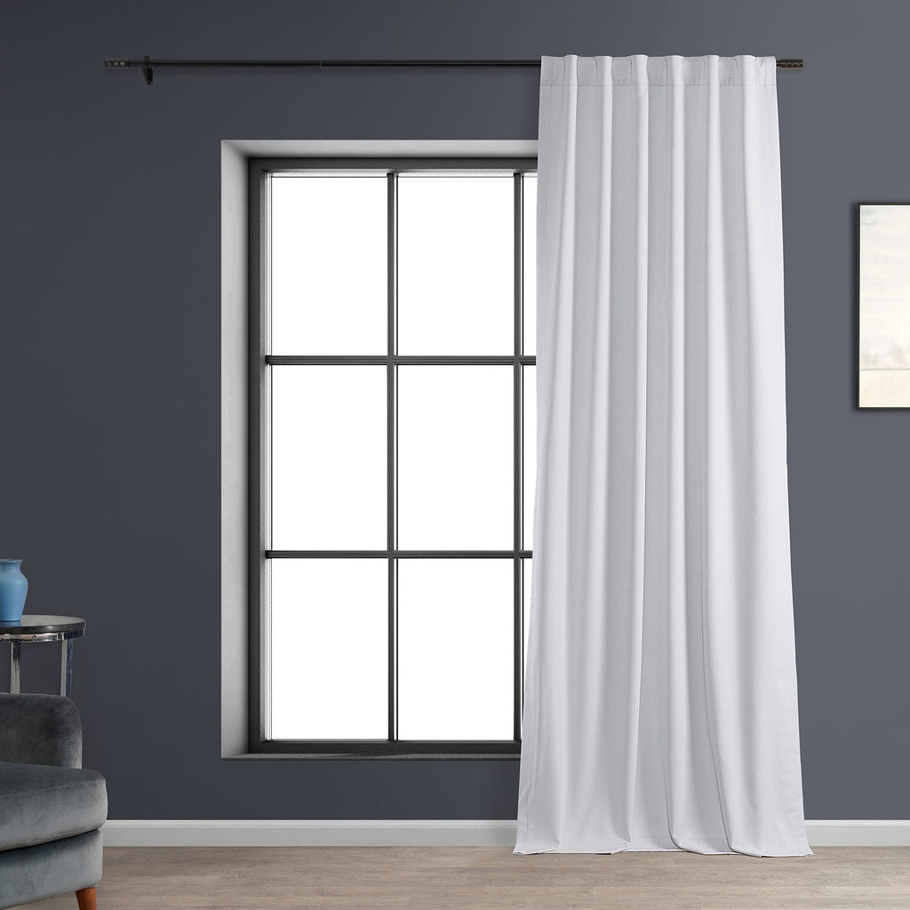 Rideaux occultants de luxe en lin haute performance Exclusive Fabrics (1 panneau) - Isolation thermique, draperie occultante élégante