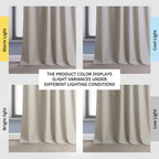 Rideaux occultants de luxe en lin haute performance Exclusive Fabrics (1 panneau) - Isolation thermique, draperie occultante élégante